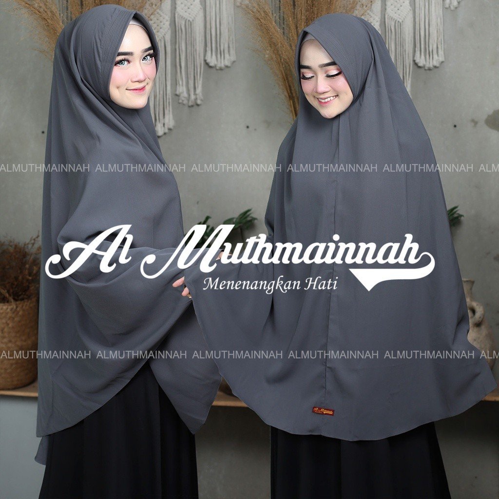PREMIUM KHIMAR KERUDUNG HIJAB JILBAB WOLPIS ADEM XXL PAD SYARI JUMBO BS BUAT SHOLAT PONDOK PESANTREN - Gambar 5
