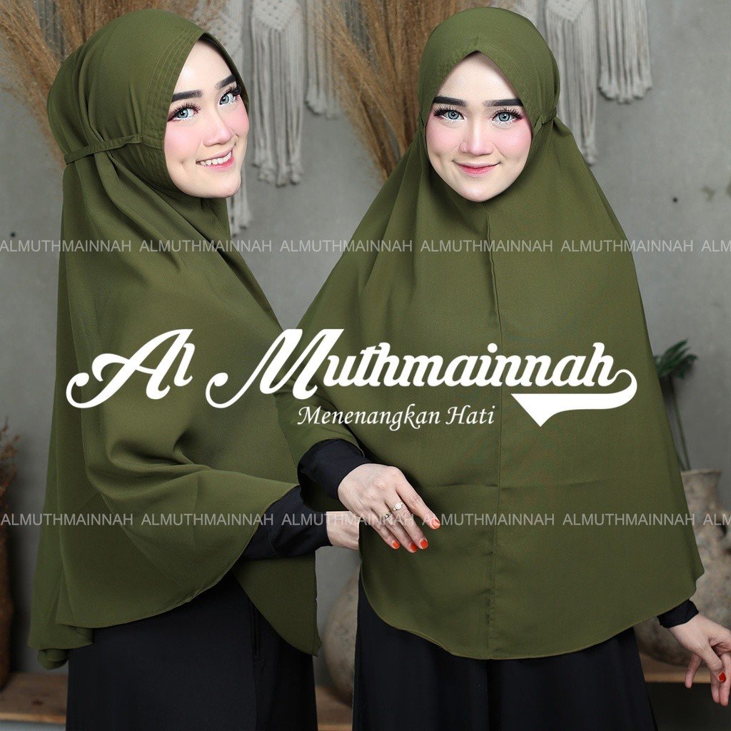 HIJAB JILBAB WOLFIS ADEM XL MARYAM TALI JUMBO SYARI INSTAN - Image 5