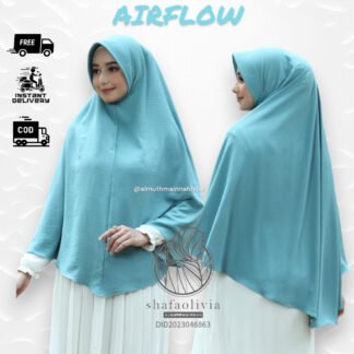 BERGO SYARI JUMBO PREMIUM CRINGKEL XL PAD AIRFLOW KHIMAR KERUDUNG HIJAB JILBAB CEY ADEM KRINGKEL